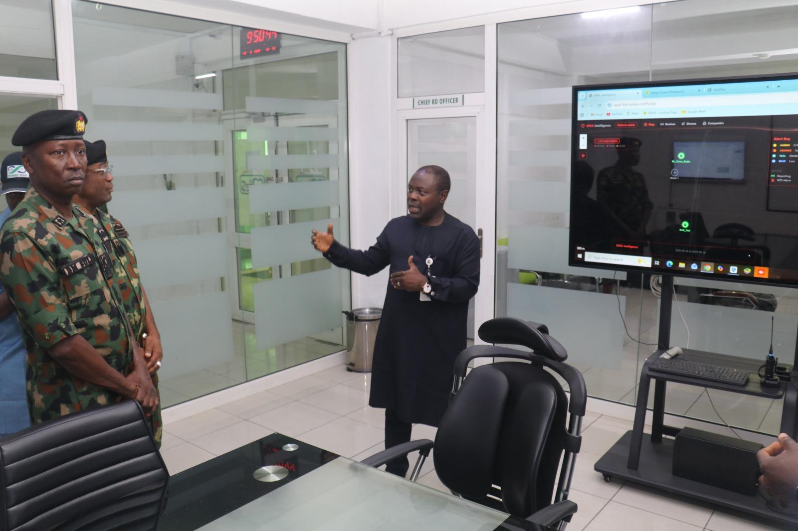 Hosted Rear Admiral A.A. Mustapha in the Software Department