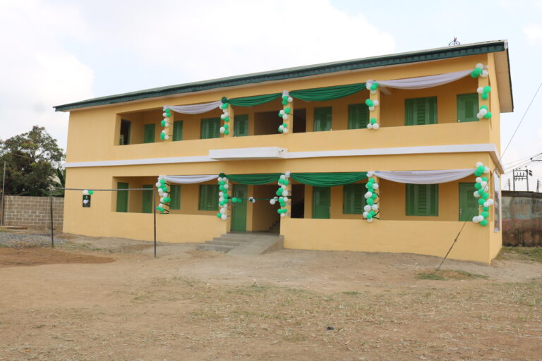 Ultra modern storey building classroom complex donated to orimerunu primary school